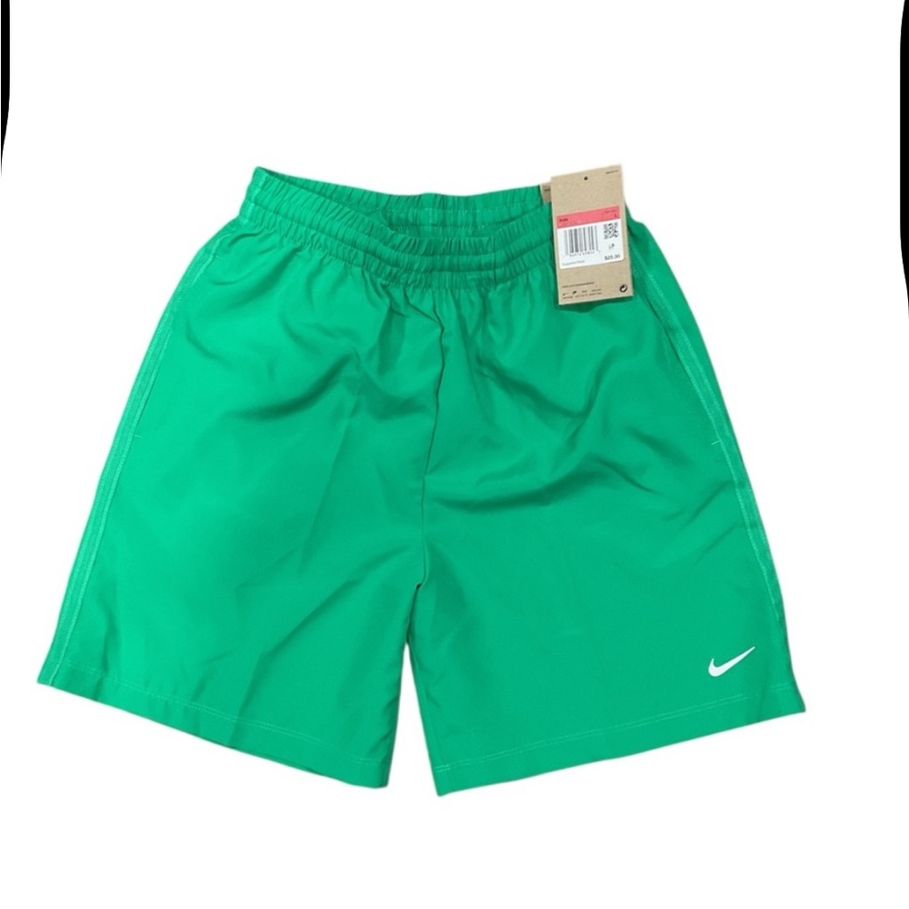 Nike Kids Training Shorts Green Standard Fit DX5382-324 XS